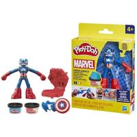 set de plastilina play-doh marvel capitan america escudo estampador