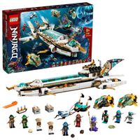 lego ninjago - barco de asalto hidro  9 anos - 71756