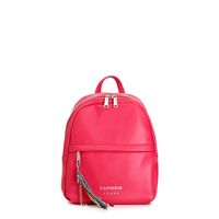 mochila con logotipo bordado y llavero personalizado hot pink