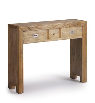 Consola de madera marrón anch. 100 cm