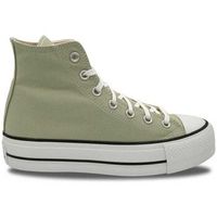 converse deportivas moda chuck taylor all star platform light green para mujer