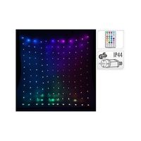 cortina de led rgb 220v con mando a distancia basics