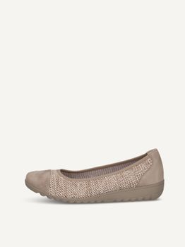 CAPRICE Ballerina, brown, made of Leather and synthetic, Size 37