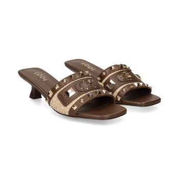 Lodi Sandalias Con Tacón Mujer - Beige Talla 39