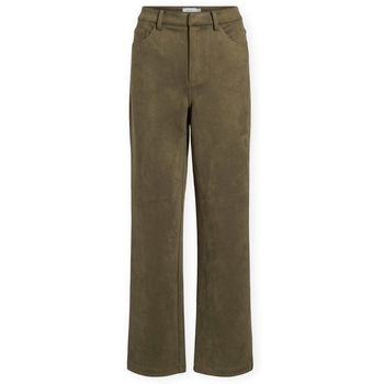 Vila Pantalones Viral Kelly Trousers - Ivy Green para mujer