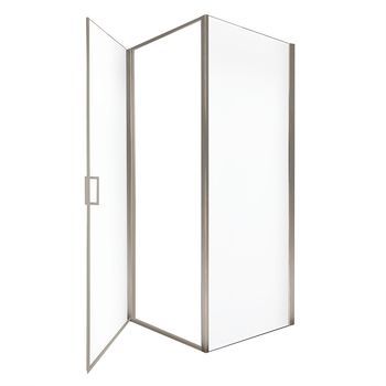 Cabina De Ducha Livia Cromo - 100 X 195 Cm