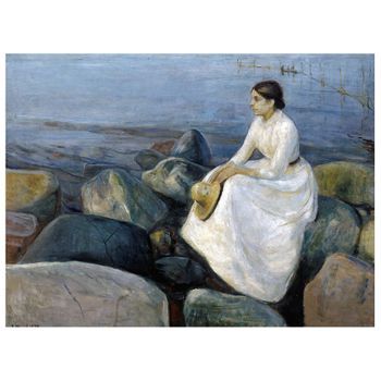 Cuadro Lienzo, Impresión Digital - Inger En La Playa - 60x80cm