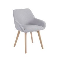 silla venly tela de polipiel 80585056 cm - gris claro