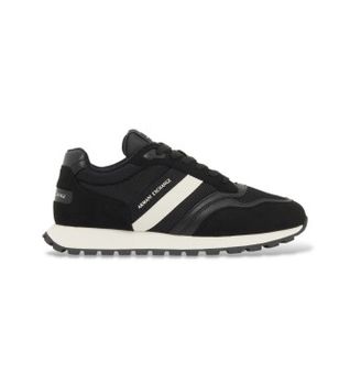 A|X Armani Exchange para hombre. XM002690AF22926MZ715 Zapatillas Casual proNegro (44), Plano, Cordones