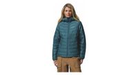 chaqueta con capucha columbia powder lite ii azul para mujer