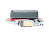 plotter de corte - cricut makerr4  pack essentials bluetooth y usb trabajas con 300 materiales gris