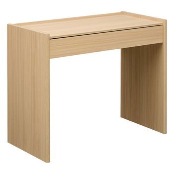 Escritorio John Rectangular, 50 X 100 Cm, Con 1 Cajón, Color Beige - Atmosphera Createur D'interieur