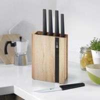 bloque cortante de 5 piezas  madera