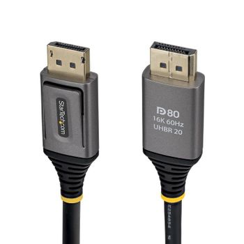 Cable DisplayPort 2.1 StarTech 1 m Macho a Macho 80 Gbit/s 16K