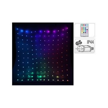 Cortina De Led Rgb 220v Con Mando A Distancia Basics