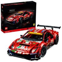 lego technic ferrari 488 gte af corse 51 18 anos - 42125