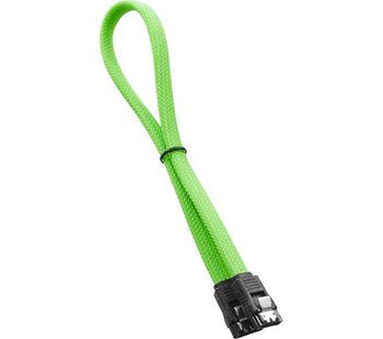 CABLEMOD ModMesh 30 cm SATA 3 Cable - Light Green, Green