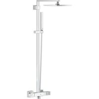 sistema de ducha con termostato grohe euphoria cube system 230 chrome 26087000