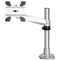 startechcom brazo de montaje para monitor - montaje vesa para apple imacthunderbolt o pantallas de hasta 49 14kg - soporte articulado para monitor con ajuste de altura - grommet o mordaza - taa