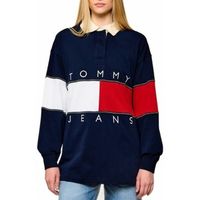 tommy jeans tops y camisetas dw0dw22827 ovs flag rugby para mujer