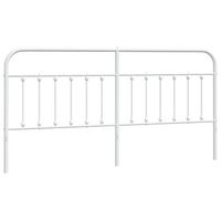 cabecero cama mueble de dormitorio de metal 200 cm blanco m020006846