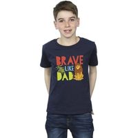 disney tops y camisetas the lion king brave like dad para nino