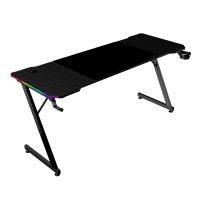 mars gaming mgd-x160rgb mesa ergonomica argb mando alfombrilla xxl soportes externos 160x60cm negro