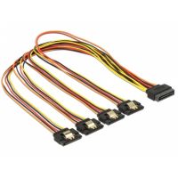 cable delock 60158 sata 05 m 4x sata 15 pines machomacho
