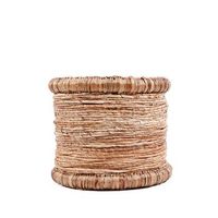 cesta jacinto agua bazar bizar chuka jacinto 38x38x34 cm - natural