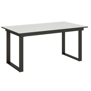 Mesa Extensible Pequeña Banzy-color Blanco-ancho Extensible