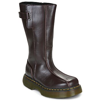 Dr. Martens Botines BUZZ HIGH BOOT DARK BROWN MILLED GLOSS para mujer