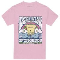 spongebob squarepants camiseta absorb the love para mujer