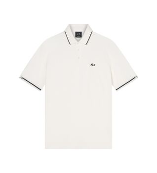 A|X Armani Exchange para hombre. XM002356AF13026U0009 Polo Casual beige (L), Algodón, Manga corta