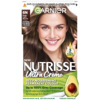 garnier nutrisse permanent hair dye various shades - 6n nude light brown