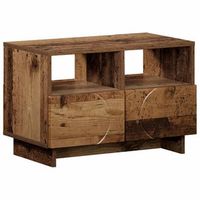 soporte de tv 60 x 345 x 40 cm madera envejecida vidaxl