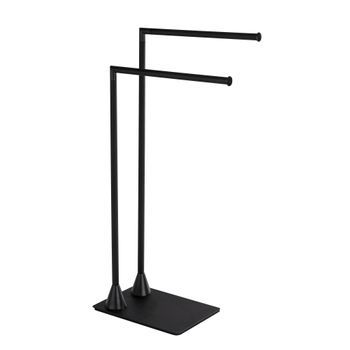 Toallero De Pie Wenko Hella 43, 5 X 78, 5 X 20 Cm Negro