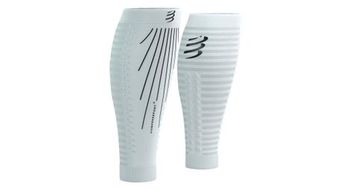 Manguitos de compresion compressport r2 aero blanco negro