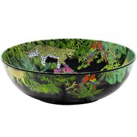 ensaladera grande de melamina con motivos de la selva 31 cm