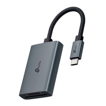 Lector de tarjetas TP-Link UA440C USB-C Aluminio MicroSD SD Gris