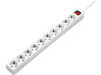 regleta - hama 137234 home regleta 10 tomas schuko cable 3m 3680 w blanco