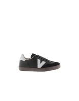 zapatillas victoria berlin ciclista efecto piel  serraje mujer negro