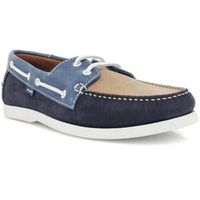 atlanta mocassin nauticos zapatos nauticos tricolor en piel nobuck para hombre