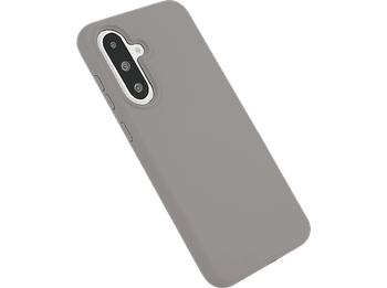 Funda móvil - ISY ISC-2365, Samsung Galaxy A36/A56, Resistente a golpes y Agua, Silicona Microfibra, Taupe