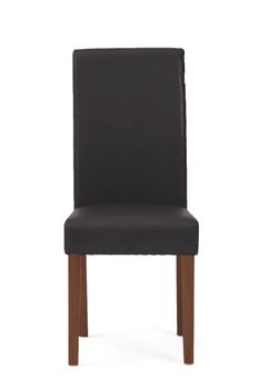 Albany Brown Dark Leg Faux Leather Dining Chairs - Brown