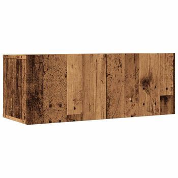 Muebles Para Tv De Pared 2 Uds Madera Envejecida 80x30x30 Cm Vidaxl