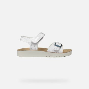 GEOX Sandal Costarei Niña Blanco