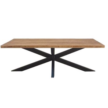 Mesa de comedor 8/10 personas 220 cm en madera maciza
