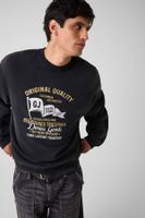sudadera de corte cuadrado impresa