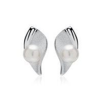pendientes de plata 925 con perlas