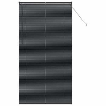 Persianas Venecianas Negro 220 X 110 Cm Aluminio Vidaxl